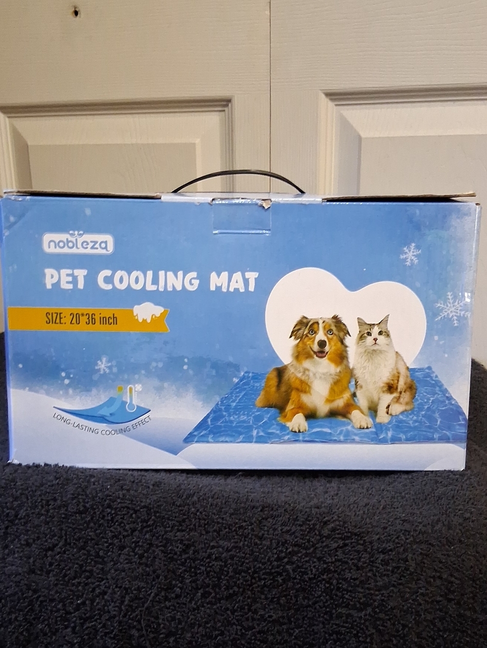 Blue Pet Cooling Mat - Cooling Pad for Dogs Cats Rabbits - 20 X 36 - Blue